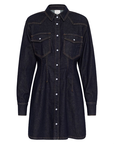 Gestuz - GZMae Kleid - Dark Blue Rinse